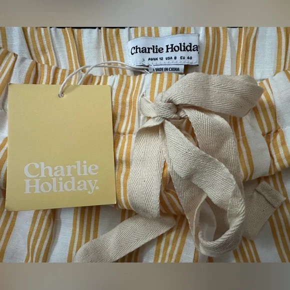 NWT - CHARLIE HOLIDAY ISABELLE PAJAMA SHORT - Picture 9 of 11